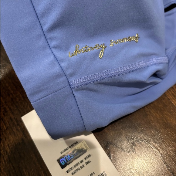 NEW Gymshark x Whitney Simmons Sports Bra - Blue Small - Picture 3 of 5